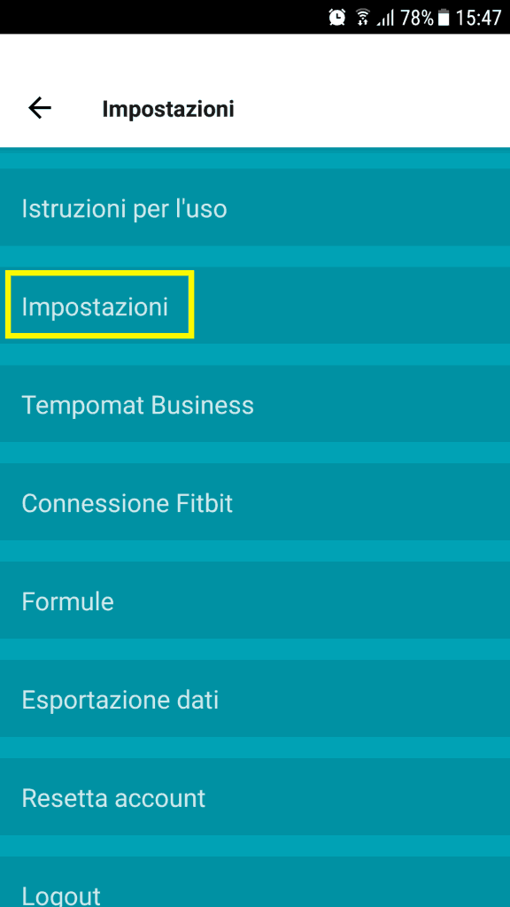 Come aggiungere un'attività in Tempomat